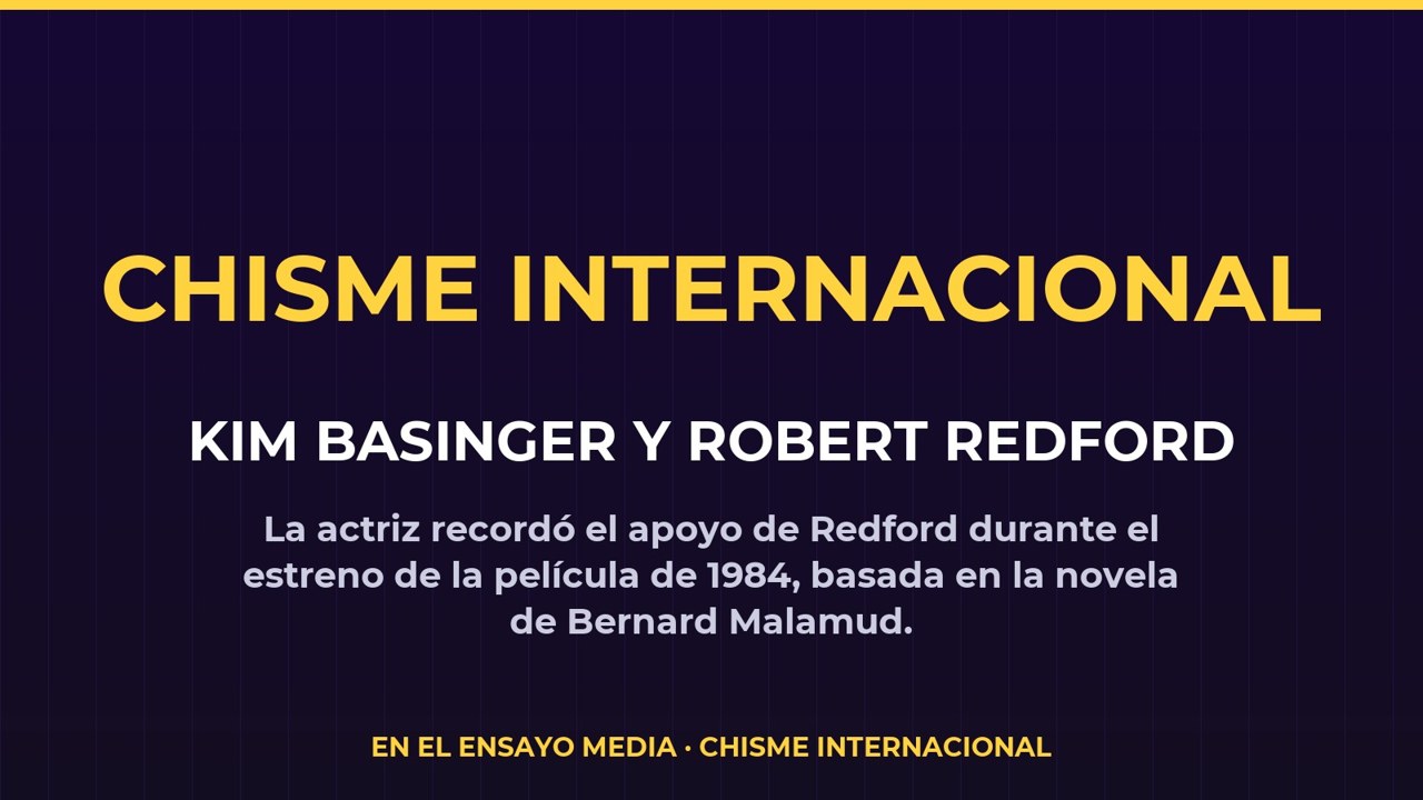 Kim Basinger y Robert Redford